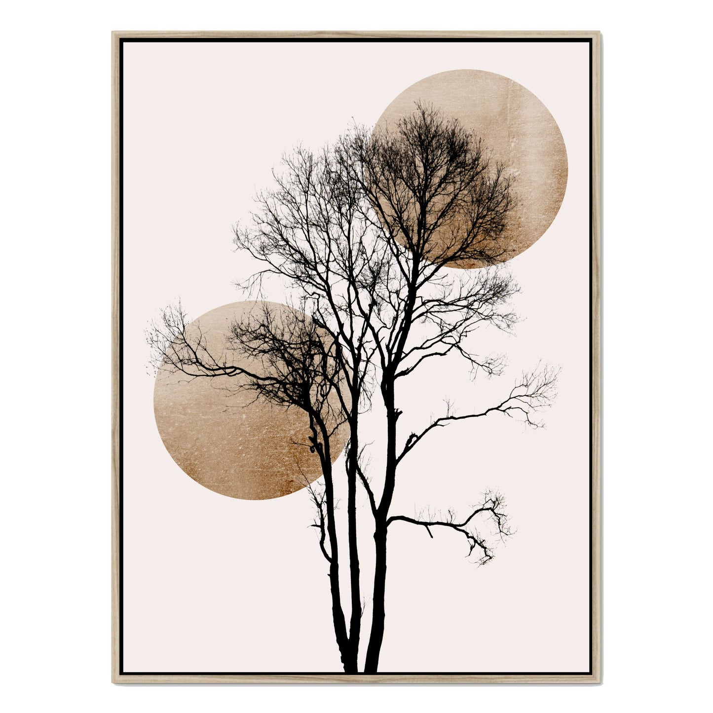 SUN AND MOON HIDING GOLD | CANVAS