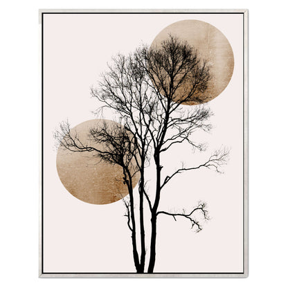 SUN AND MOON HIDING GOLD | CANVAS