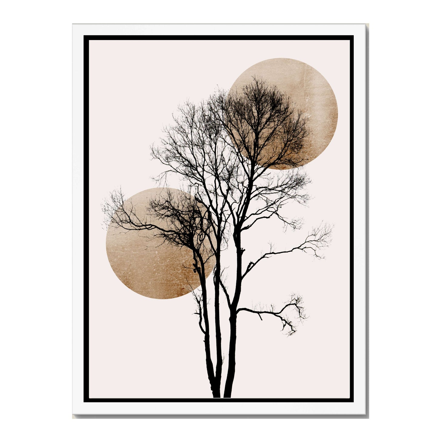 SUN AND MOON HIDING GOLD | CANVAS
