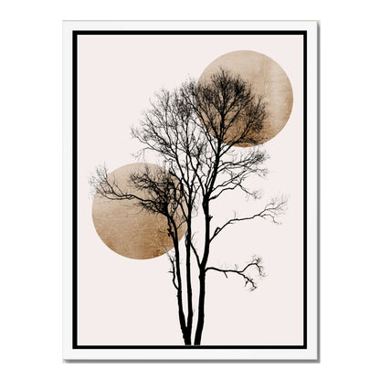 SUN AND MOON HIDING GOLD | CANVAS