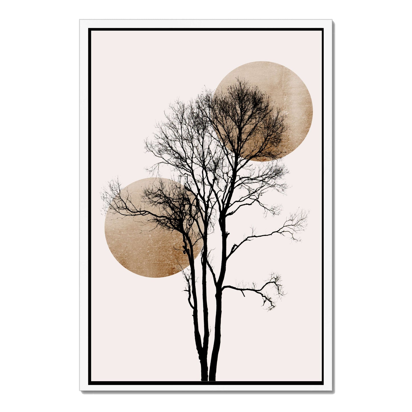 SUN AND MOON HIDING GOLD | CANVAS