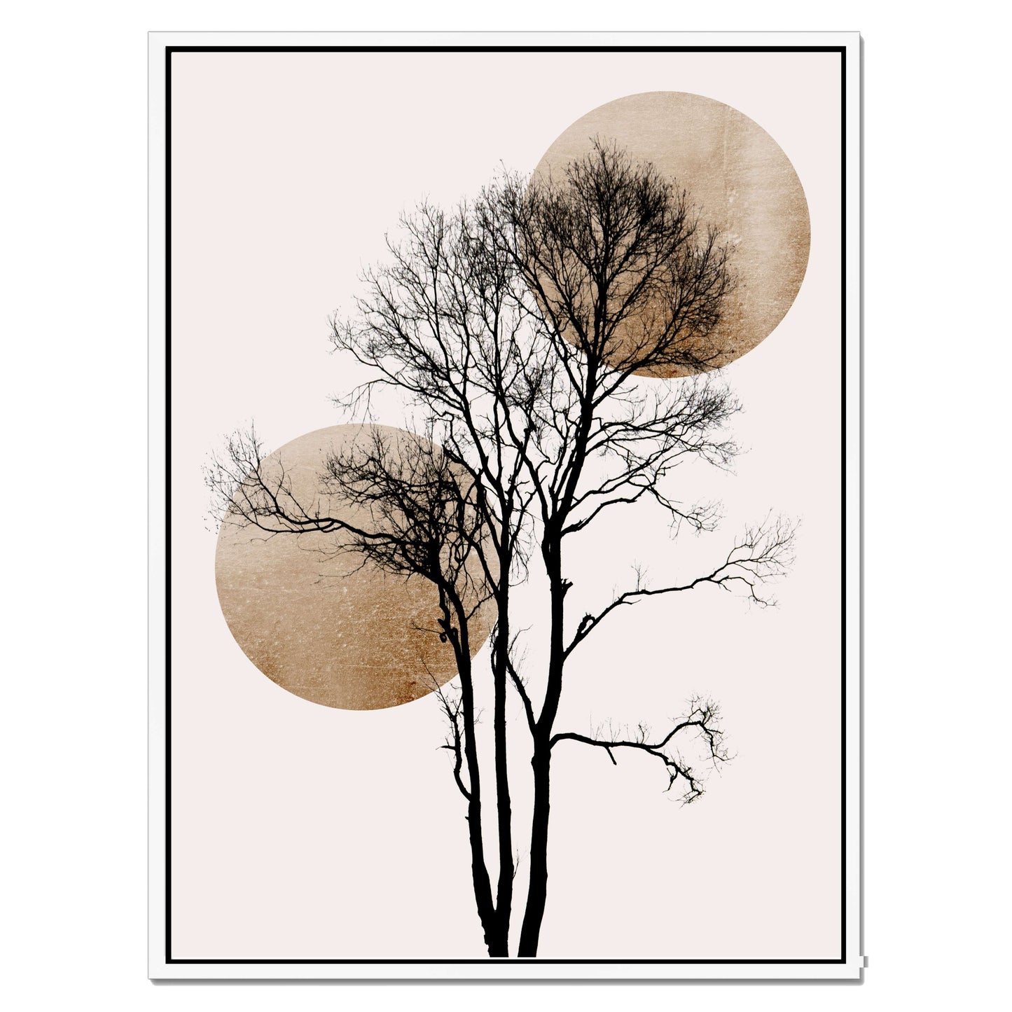 SUN AND MOON HIDING GOLD | CANVAS