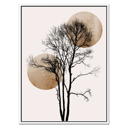 SUN AND MOON HIDING GOLD | CANVAS