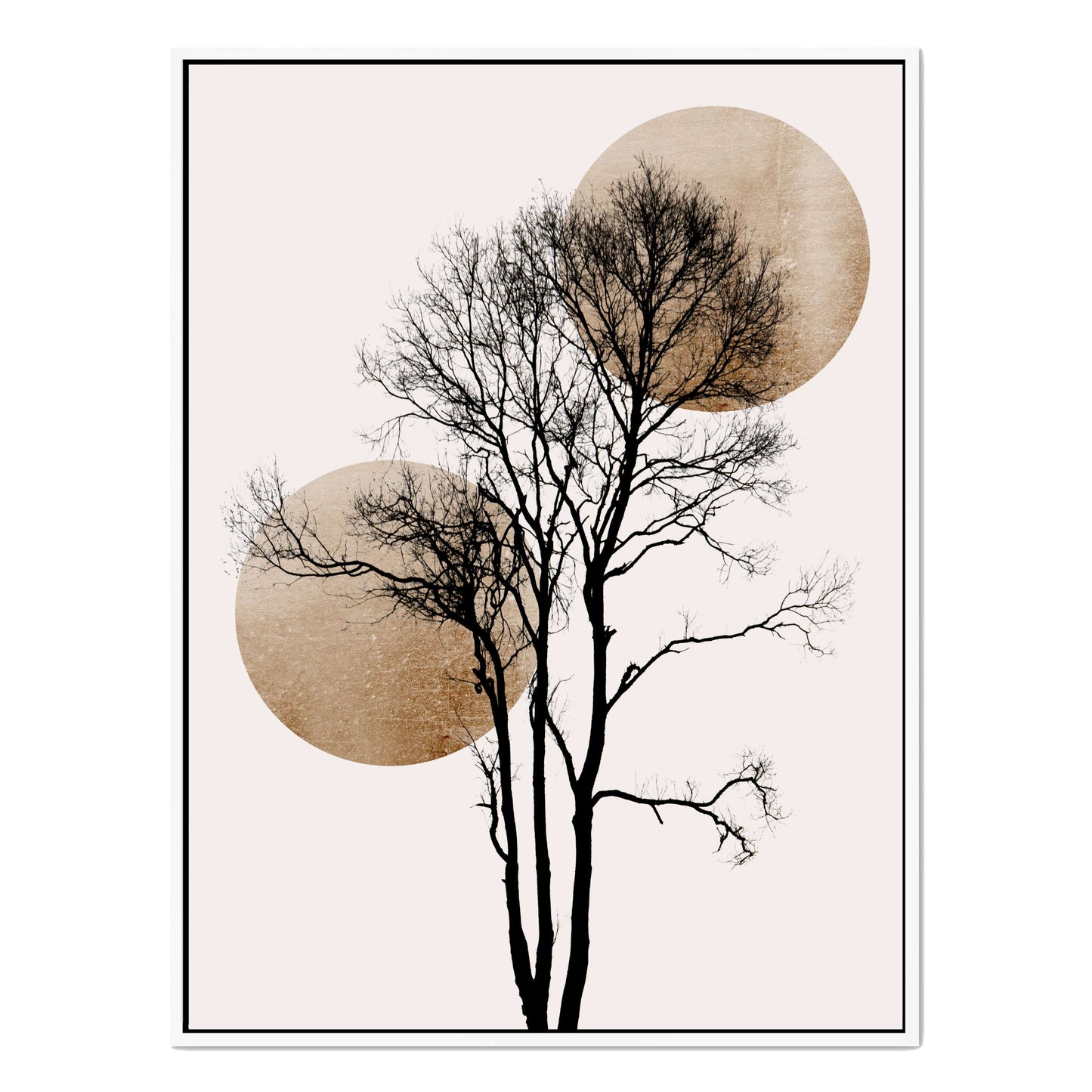 SUN AND MOON HIDING GOLD | CANVAS