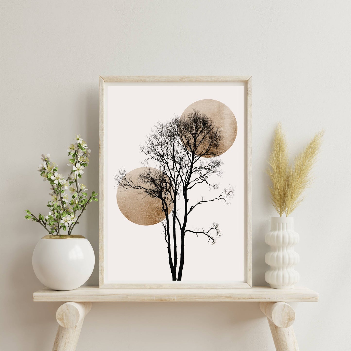 SUN AND MOON HIDING GOLD | PRINT