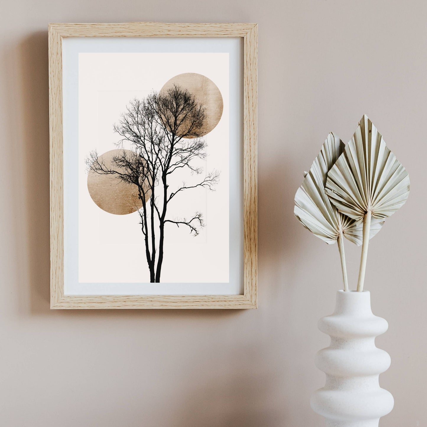 SUN AND MOON HIDING GOLD | PRINT