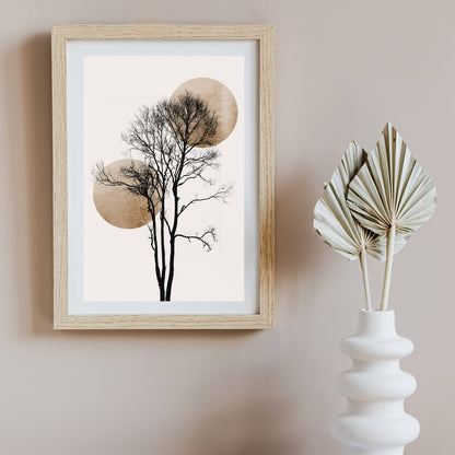 SUN AND MOON HIDING GOLD | PRINT