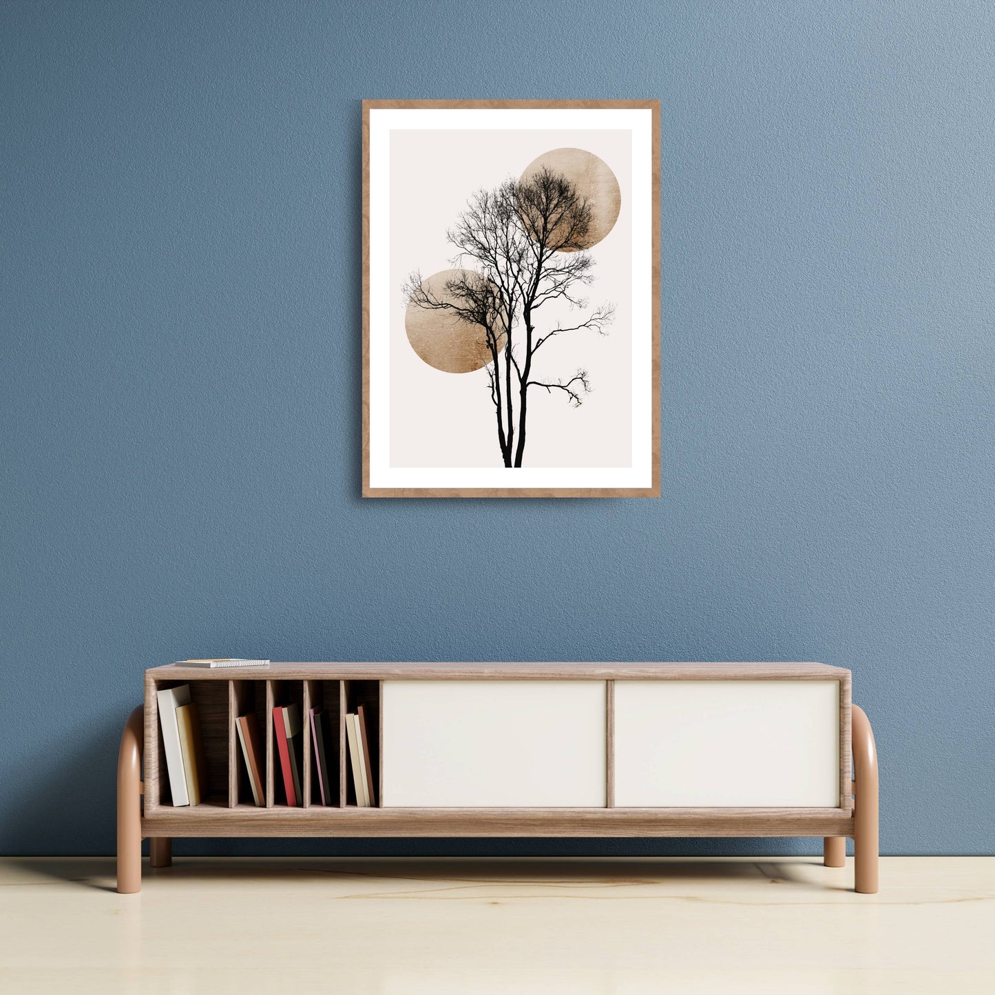 SUN AND MOON HIDING GOLD | PRINT
