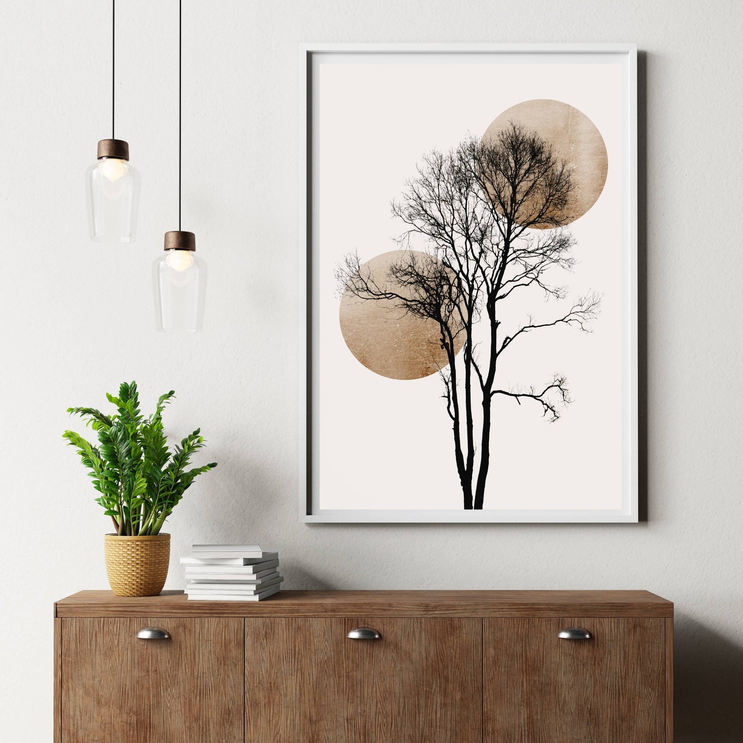 SUN AND MOON HIDING GOLD | PRINT