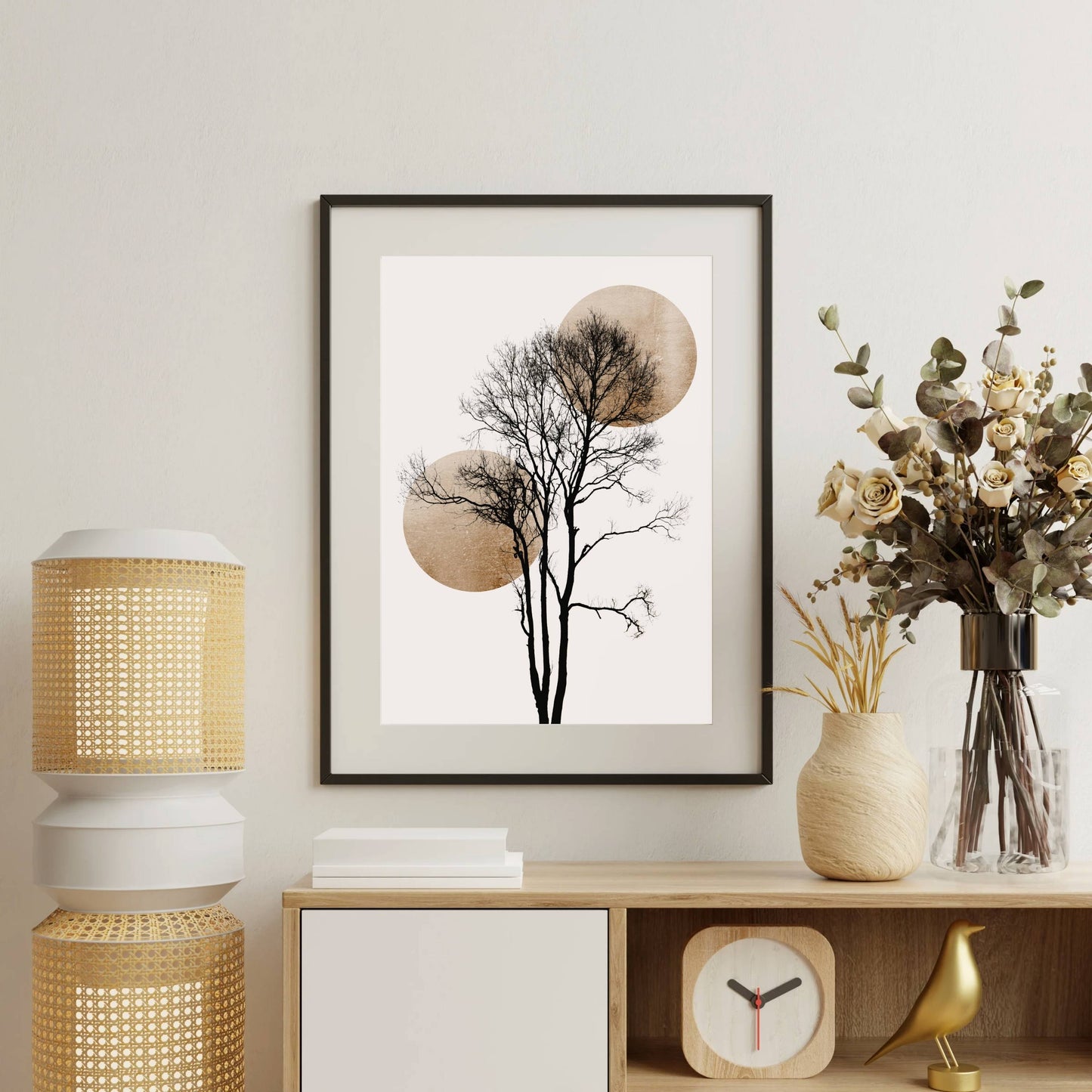 SUN AND MOON HIDING GOLD | PRINT