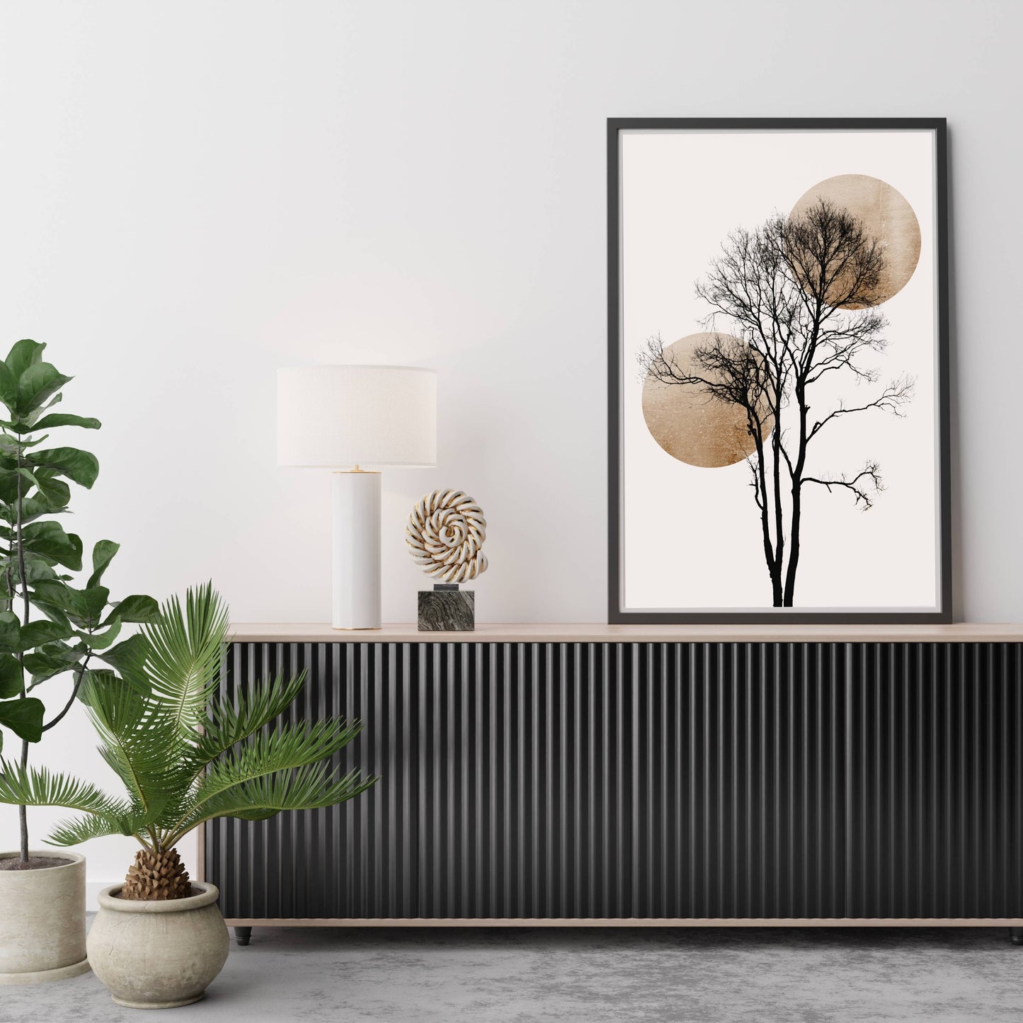 SUN AND MOON HIDING GOLD | PRINT