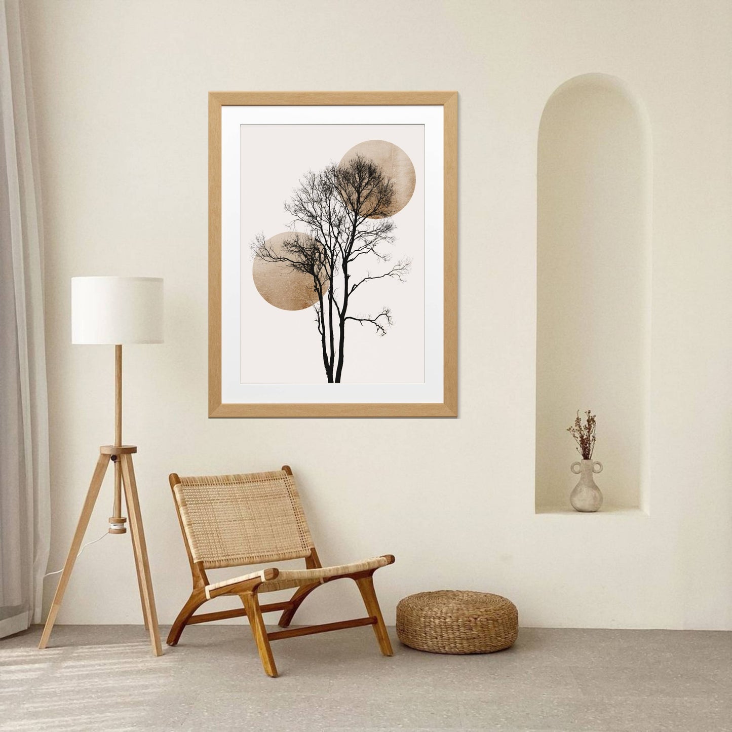 SUN AND MOON HIDING GOLD | PRINT
