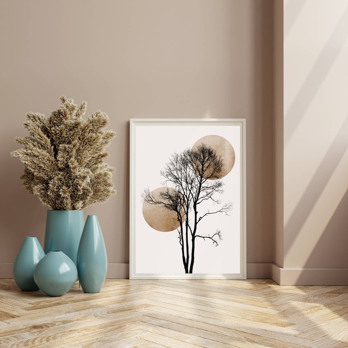 SUN AND MOON HIDING GOLD | PRINT