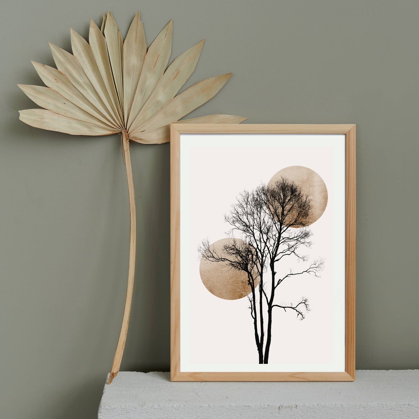 SUN AND MOON HIDING GOLD | PRINT