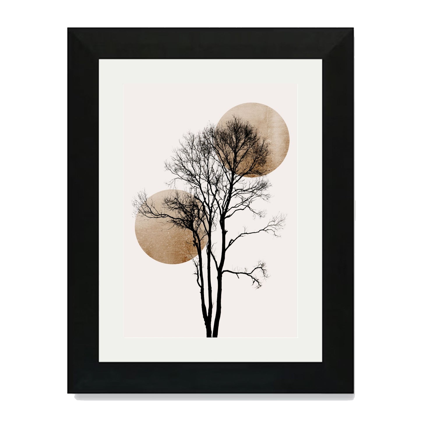 SUN AND MOON HIDING GOLD | PRINT