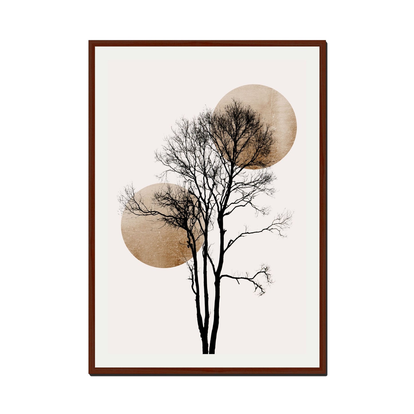 SUN AND MOON HIDING GOLD | PRINT