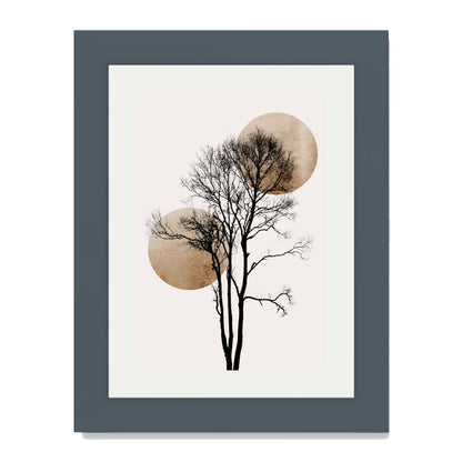 SUN AND MOON HIDING GOLD | PRINT