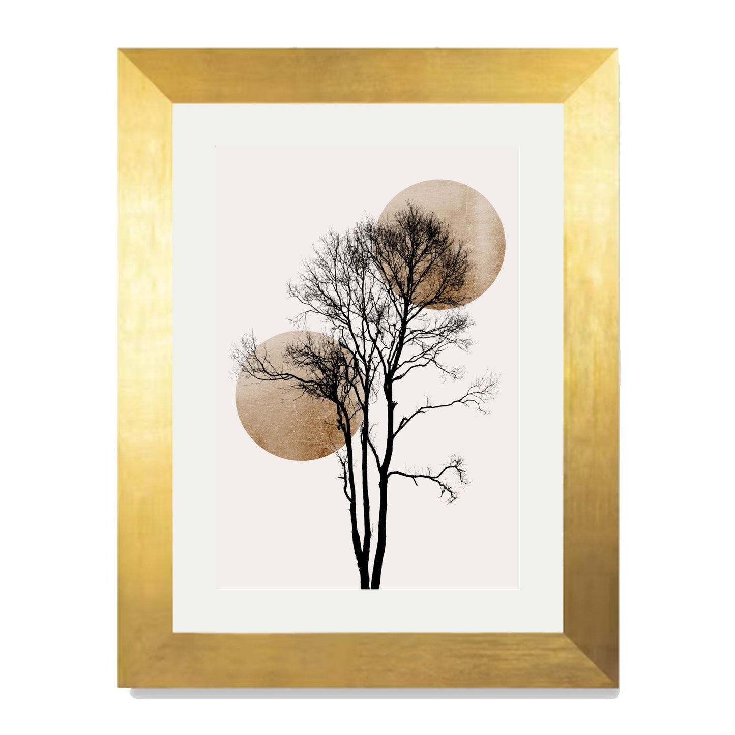 SUN AND MOON HIDING GOLD | PRINT