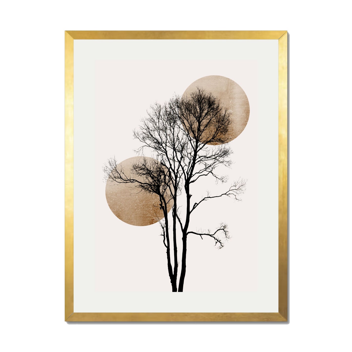 SUN AND MOON HIDING GOLD | PRINT