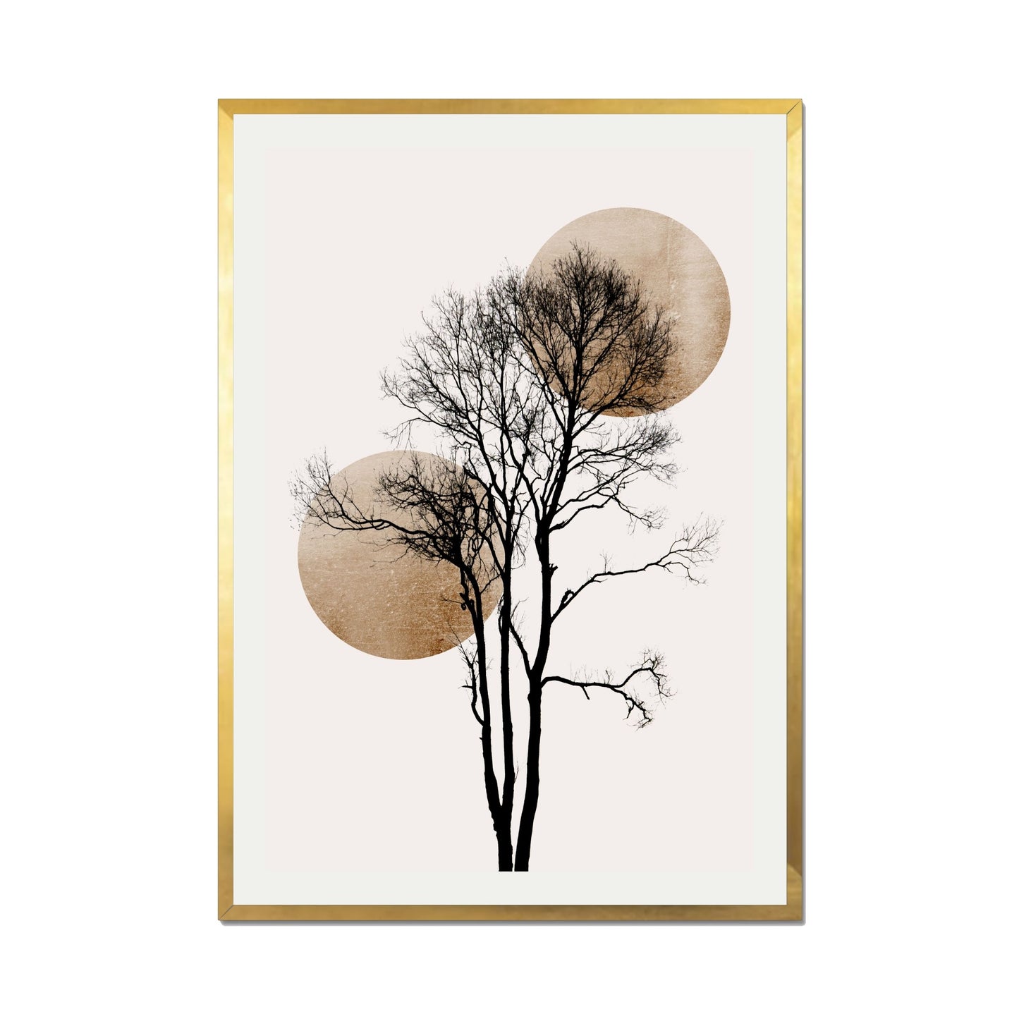 SUN AND MOON HIDING GOLD | PRINT