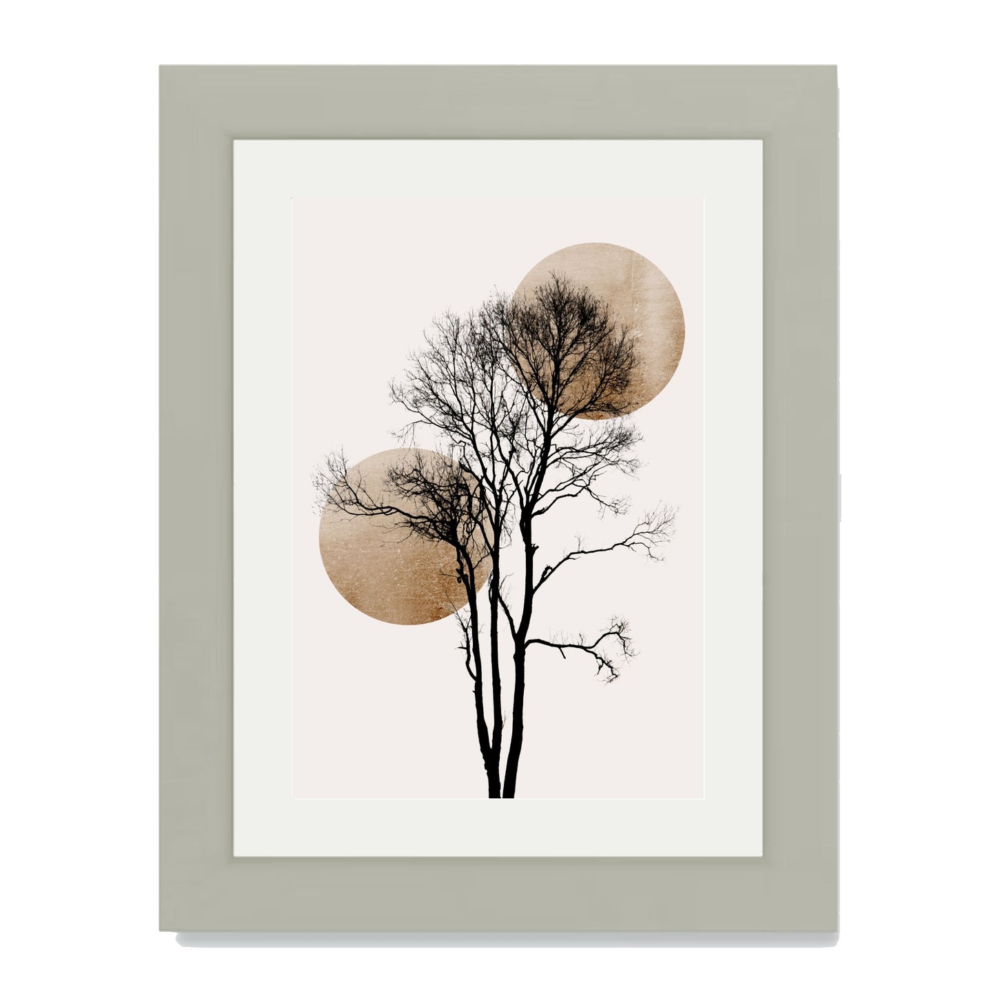 SUN AND MOON HIDING GOLD | PRINT