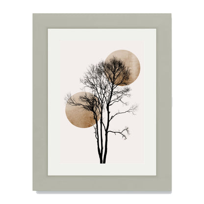 SUN AND MOON HIDING GOLD | PRINT