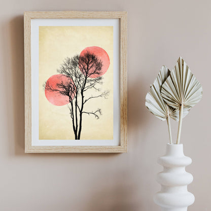 SUN AND MOON HIDING | PRINT