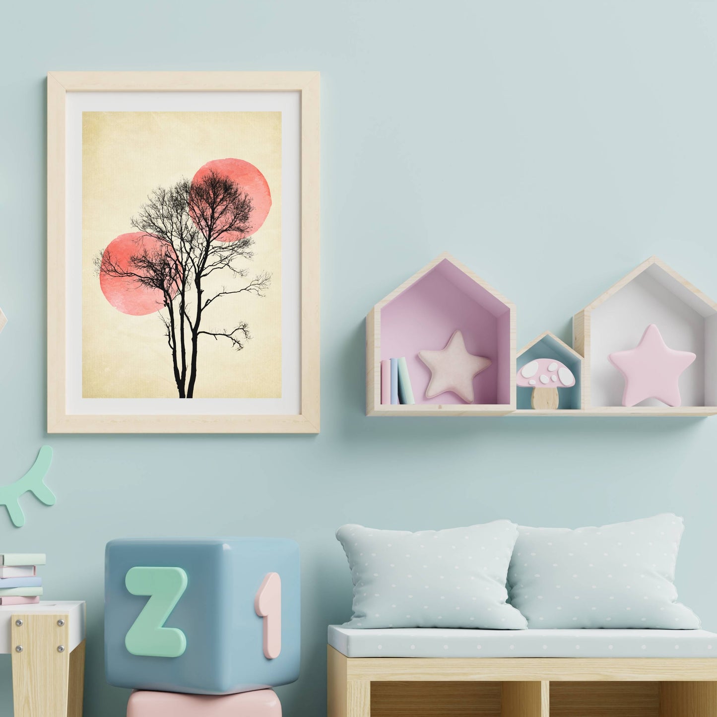 SUN AND MOON HIDING | PRINT
