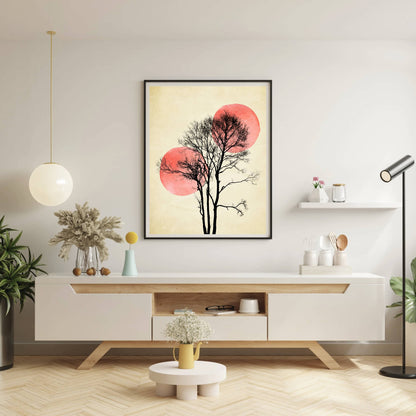 SUN AND MOON HIDING | PRINT