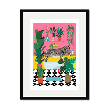 ZEBRA BATHTIME | PRINT