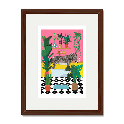 ZEBRA BATHTIME | PRINT