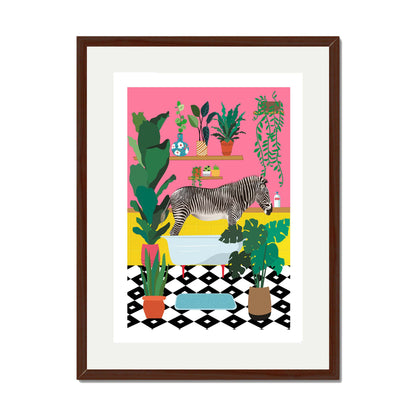 ZEBRA BATHTIME | PRINT