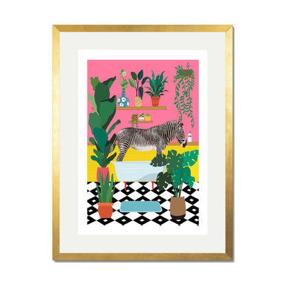 ZEBRA BATHTIME | PRINT