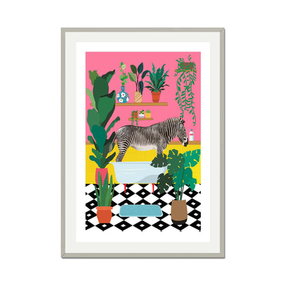 ZEBRA BATHTIME | PRINT
