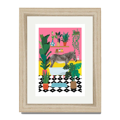 ZEBRA BATHTIME | PRINT