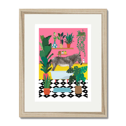 ZEBRA BATHTIME | PRINT