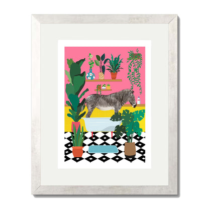 ZEBRA BATHTIME | PRINT