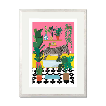 ZEBRA BATHTIME | PRINT