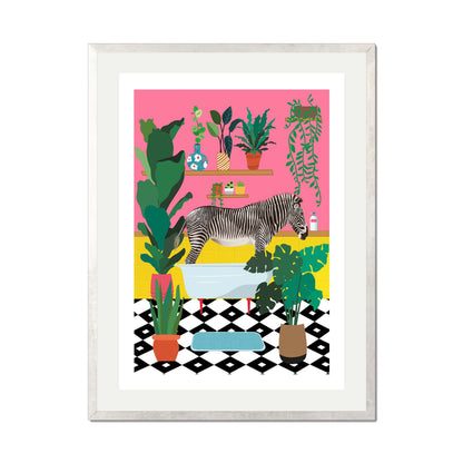 ZEBRA BATHTIME | PRINT