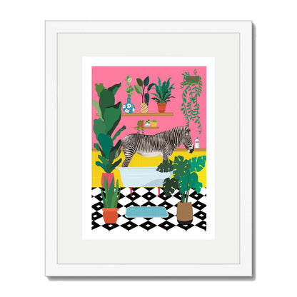 ZEBRA BATHTIME | PRINT
