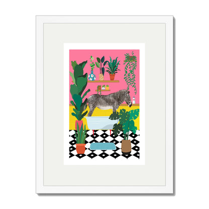 ZEBRA BATHTIME | PRINT