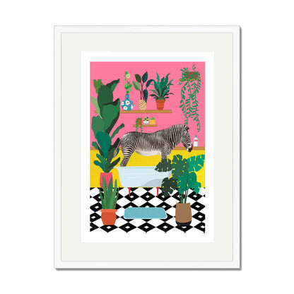 ZEBRA BATHTIME | PRINT