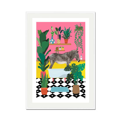 ZEBRA BATHTIME | PRINT